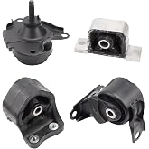 SHICHU Engine Motor Mount Compatible with 02-06 CR-V 2.4L Auto Transmission | Engine Mount set Replacement for A4504 50810S7D003 A6597 50840S6M981 A6596 50821S9A013 A4506 50805S6M982