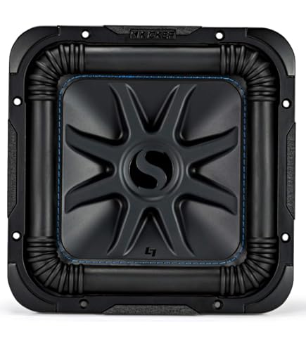 Amazon.com: KICKER L7S12 Car Audio Solo-Baric 12 Subwoofer Square