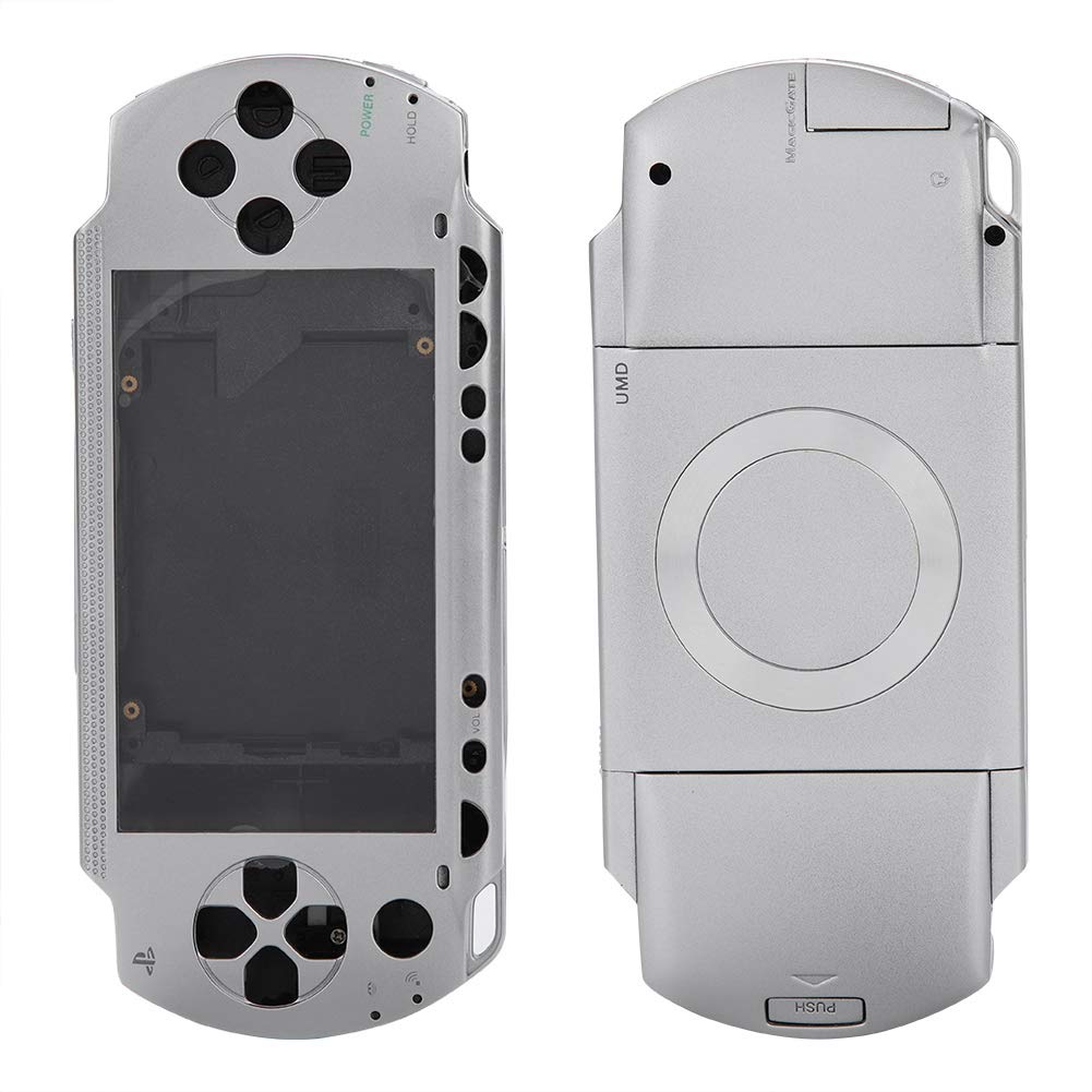 Ashata For Psp1000 Game Shell Case Cover Replacement Full Shell Housing Set With Buttons Kit For Psp 1000 Replacement Shell Silver Buy Online In Gibraltar At Gibraltar Desertcart Com Productid