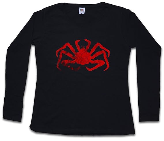 King Crab Frauen Damen Langarm T-Shirt - Größen XS - 2XL