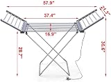 Highlands 50Hz 230W Wing Electric Heated Clothes Airer Foldable Dryer view 4
