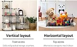 HOMIDEC 4 Cube Wire Storage Shelves Modular Closet Organizer Bookshelf view 3