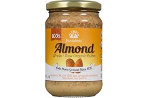 Ecoideas Organic Whole Almond Butter, 300 Grams
