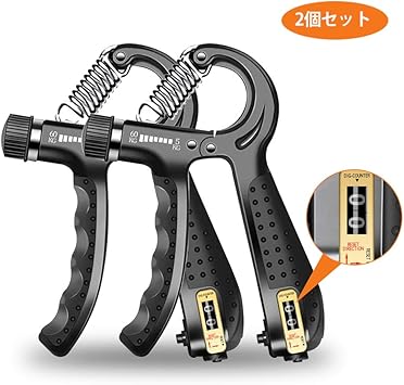 Amazon Lattcure ハンドグリップ 握力トレーニング 握る器具 筋トレ