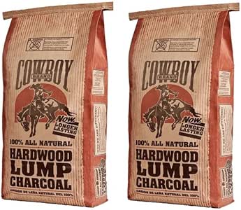 Amazon.com : Cowboy 24220 Lump Charcoal, 20-Pound 2 Pack ...
