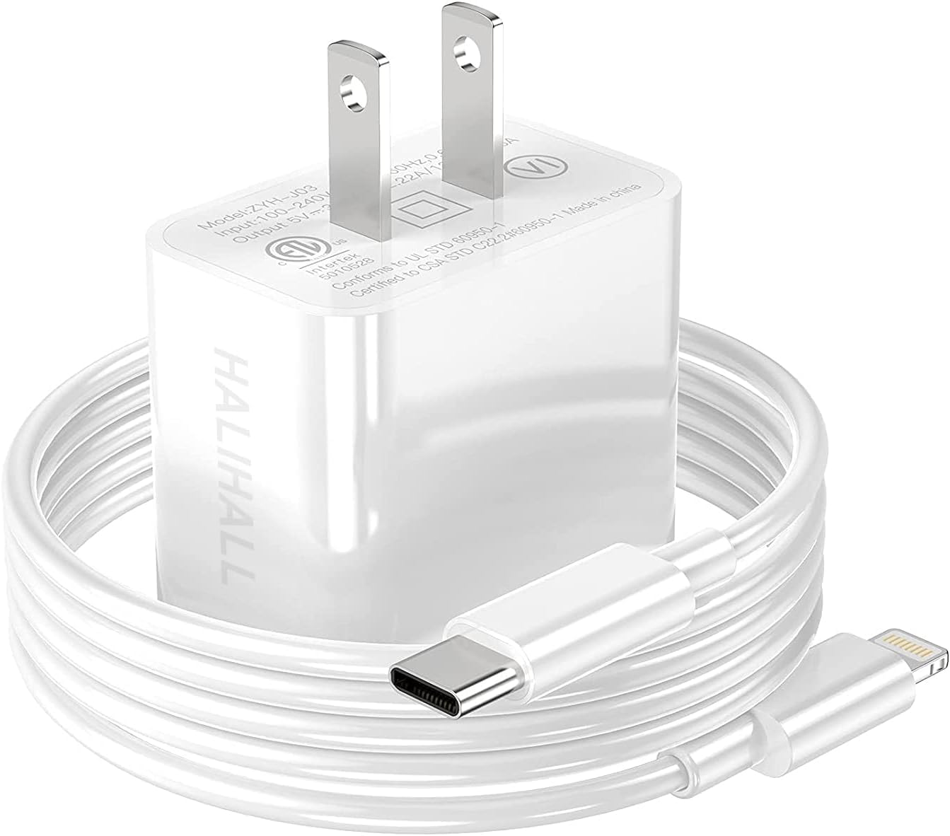 iPhone 17/16/15/14/13 Charger Fast Charging 30W Fast Charger Block with 6FT C to Type C& Lightning Cable 60W.Fast Charging for iPhone/iPad and Galaxy Series (Silver)