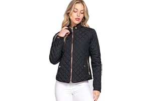 NE PEOPLE Womens Lightweight Quilted Zip Jacket (S-3XL)