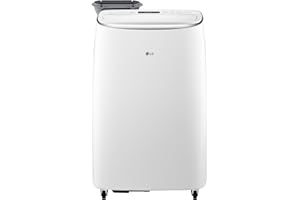 LG 10,000 BTUS SAC Dual Inverter Smart Wi-Fi Portable Air Conditioner, Ultra Quiet Performance 3-in-1 AC, LED Display, Auto E