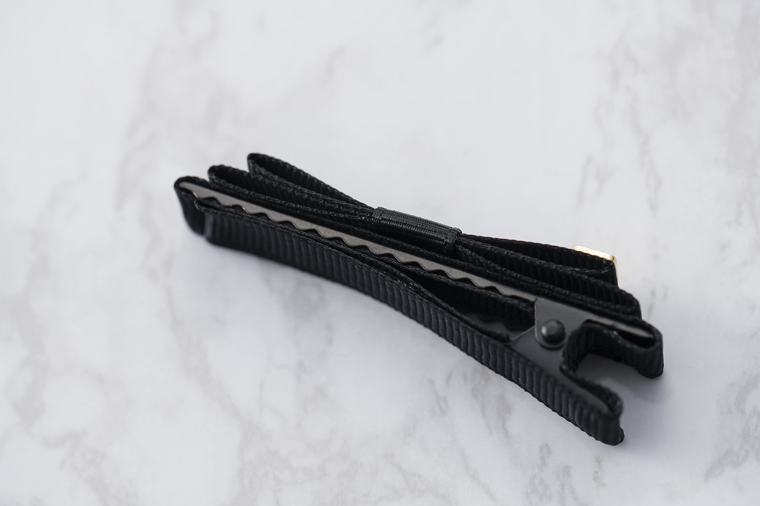 【美人百花 2022年3月号 雑誌付録】アレクサンドル ドゥ パリ 跡がつきにくいリボンクリップ ミニ巾着付き