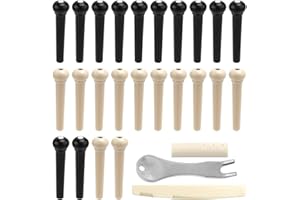 24pcs Acoustic Guitar Bridge Pins, Acoustic Guitar Pegs Acoustic Bridge Pins Guitar Bridge Pins Guitar Pegs Parts Replacement