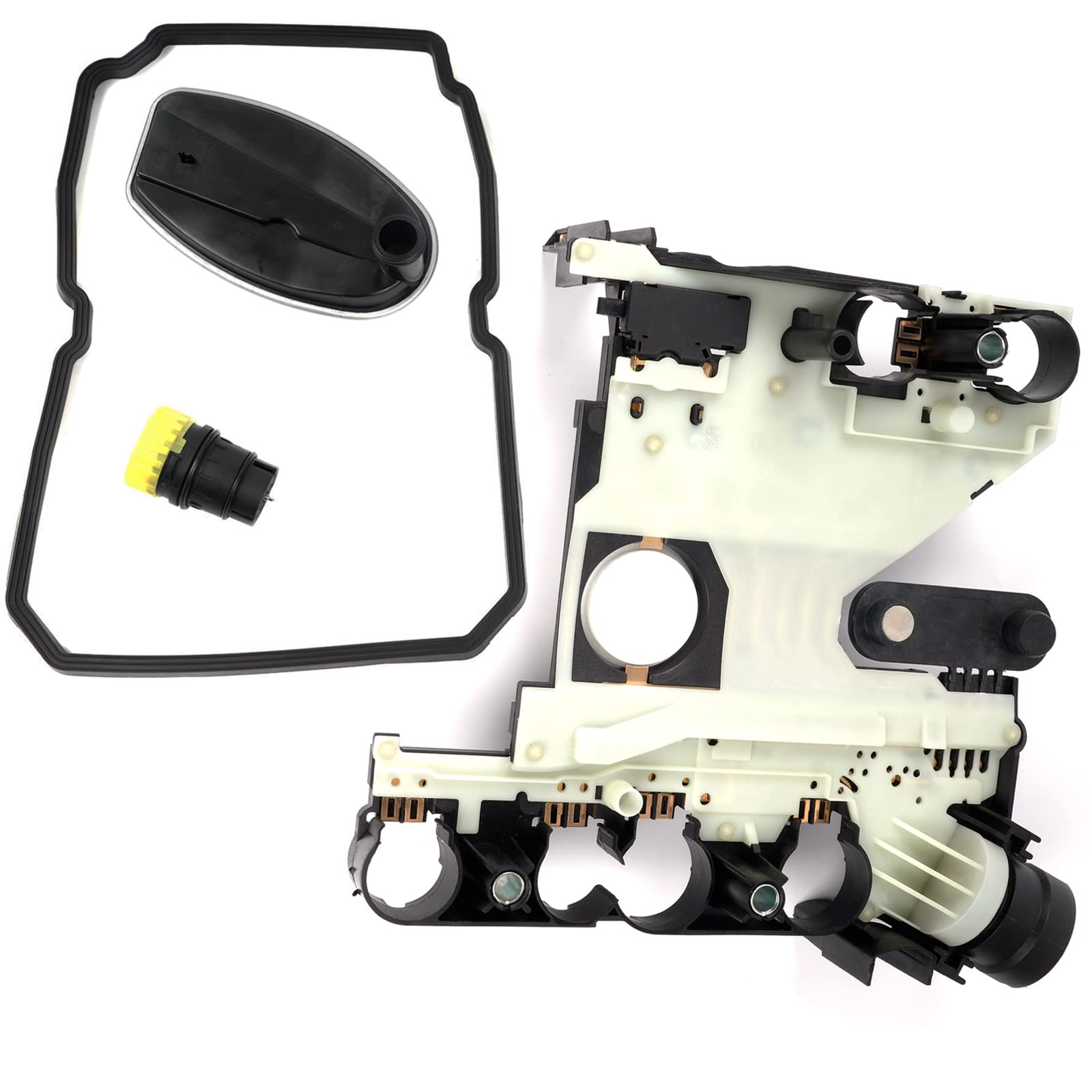 Photo 1 of 917-678 Transmission Conductor Plate with Speed Sensor Connector, Gasket, Filter, 1402701261 Transmission Kit 4PCs, Compatible with Chrysler 300 Dodge Challenger Jeep Liberty