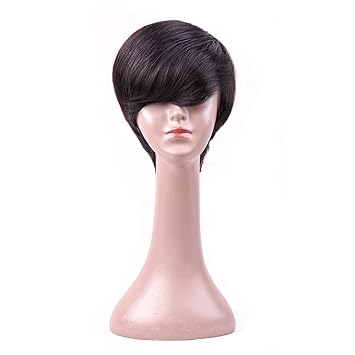Amazon Com Natural Short 4inch Wigs For Black Women Brazilian