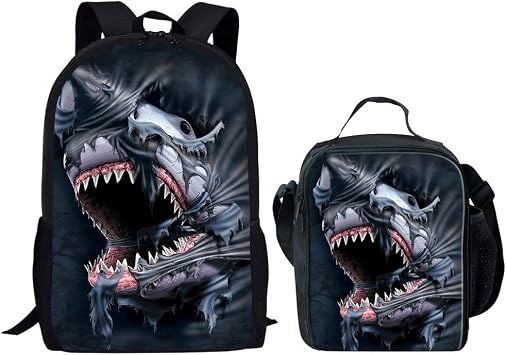 Book Bag Thermal Lunch Lunchbag Black 