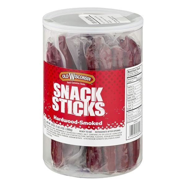 OLD WISCONSIN BEEF SAUSAGE SNACK STICKS, NATURALLY SMOKED,...
