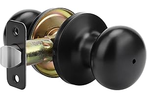 goldenwarm Black Interior Door Knob, Privacy Door Knob, Matte Black Bedroom Door Knobs, Door Knobs Interior Bulk, Privacy Doo