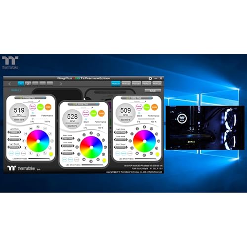 thermaltake 360mm rgb aio liquid cooling system