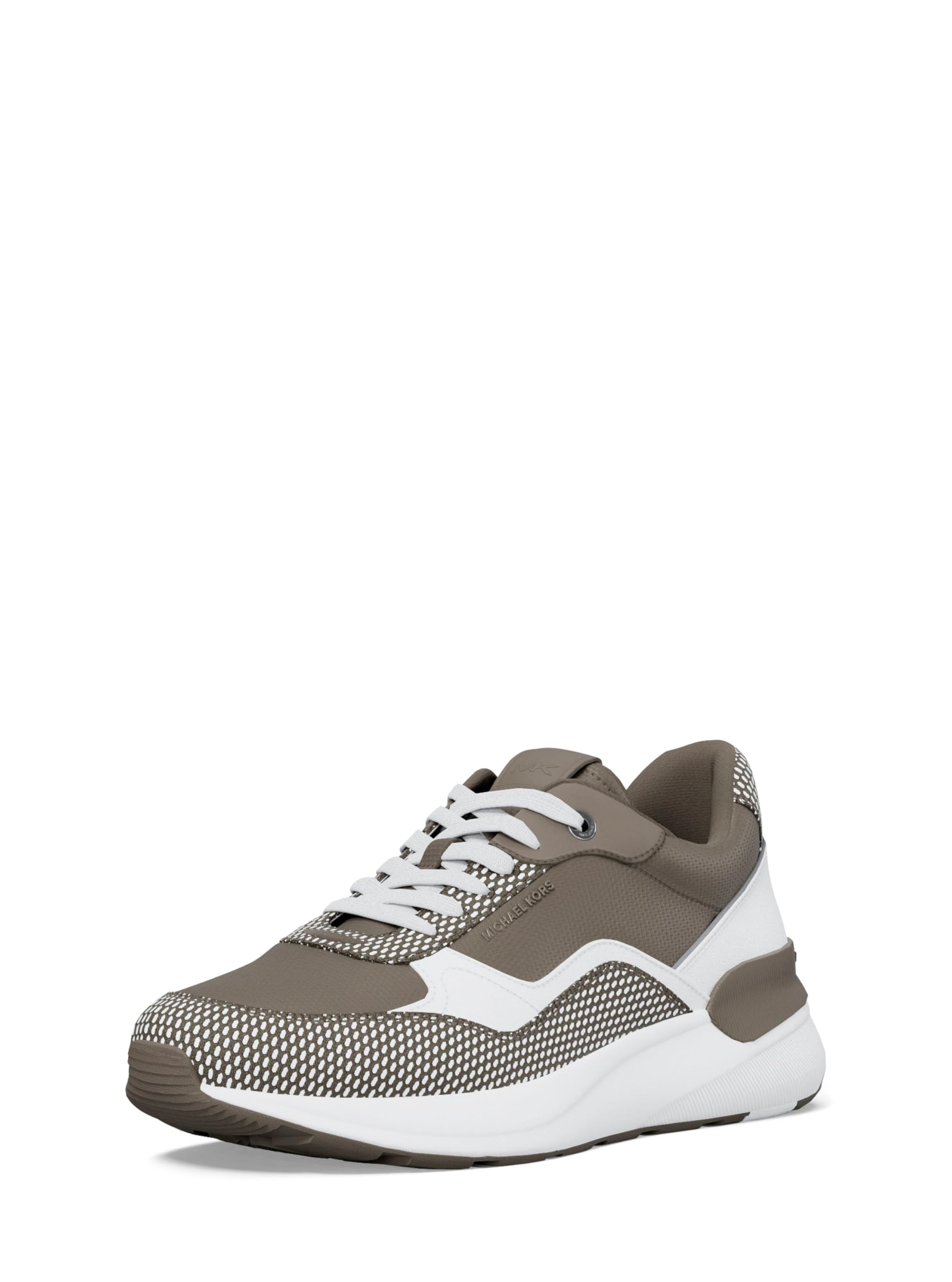 Michael Kors Men’s Trevor Trainer Sneaker, Birch, 9