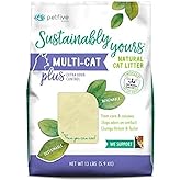Sustainably Yours Natural Cat Litter, Multi-Cat Plus, 13 lbs