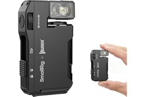 SmallRig Rechargeable Mini EDC Flashlight, 400 Lumens Magnetic Pocket-Sized LED Light, IP65 Waterproof, with 1/4”-20 Screw, D