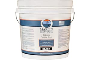 100% Silicone Roof Patch Sealant - Complete Waterproofing - Easy Trial or Brush Application - Designed for Your Home, RV, Cam
