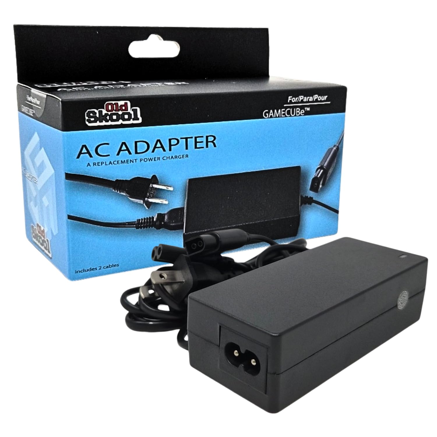 Old Skool Ac Power Adapter for the Nintendo Gamecube System