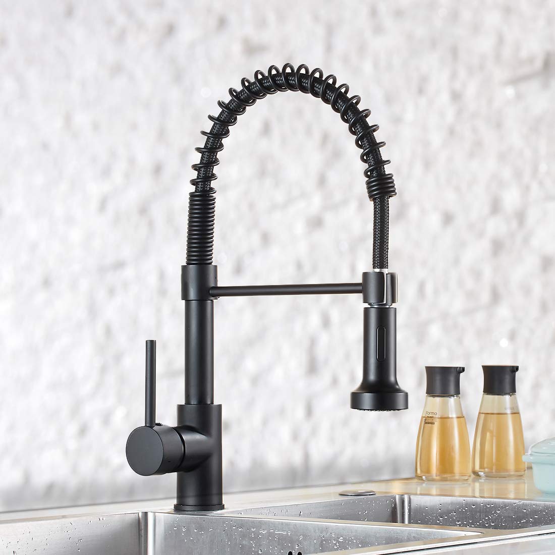 QD Kitchen Tap Black Mixer Tap for Kitchen Kitchen Kitchen Sink
