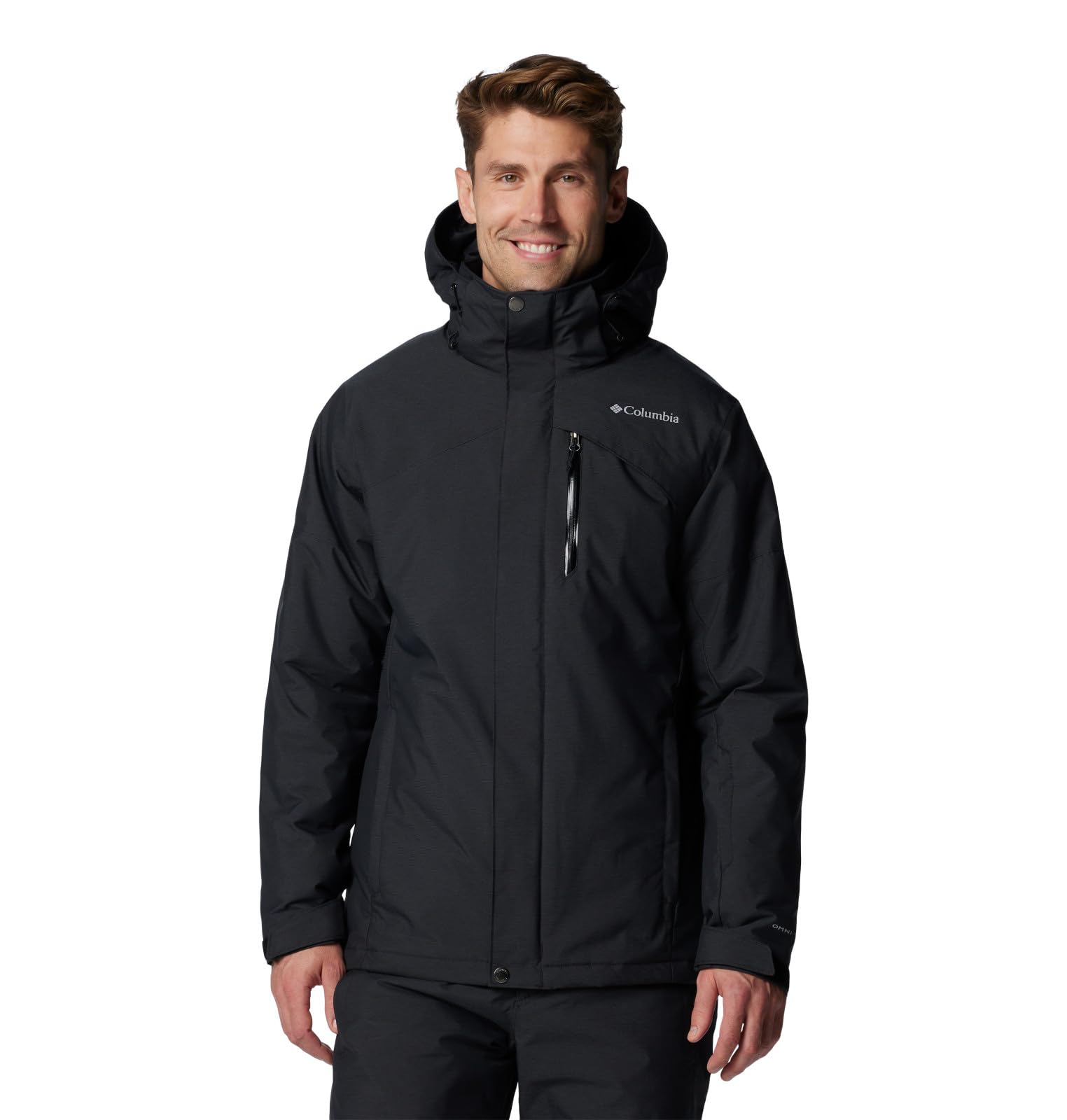 Columbia Men’s Last Tracks II Jacket, Black Melange, XX-Large
