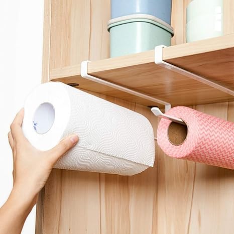 1 Pcs Cabinet Paper Towel Holder Kitchen Cupboard Storage