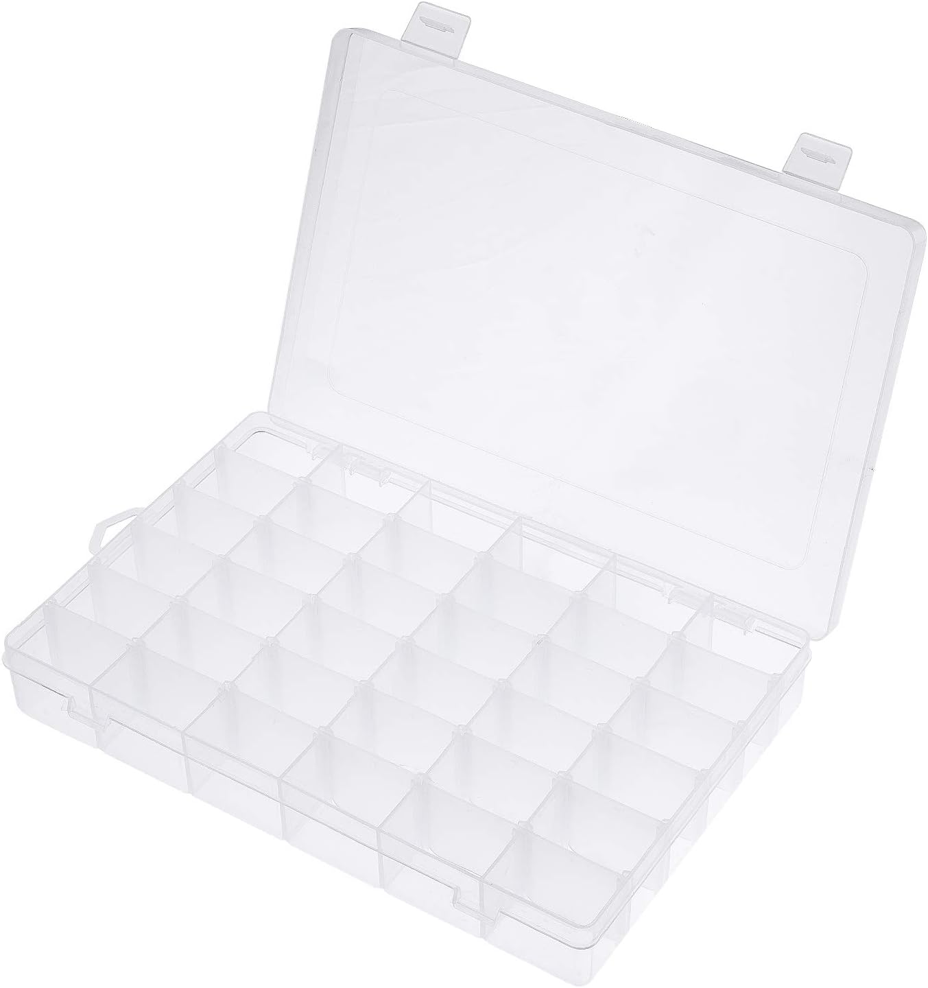 36 Grid Clear Plastic Organizer Box with Adjustable