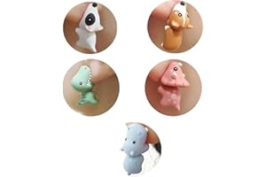 Ulobey Cute Animal Bite Ear Studs Earring - Fashion 3D Polymer Clay for Girls Women - Simple Cartoon Soft Pottery Ear Studs Decors - Creatives Gifts Accessories