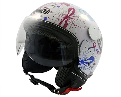 WACHMANN WA-70 Femina weiss Jethelm, Pilotenhelm [Größe M]