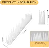 OFFO Bird Spikes High 10cm Anti Pigeon Deterrent 1.2m Frosted Clear view 4