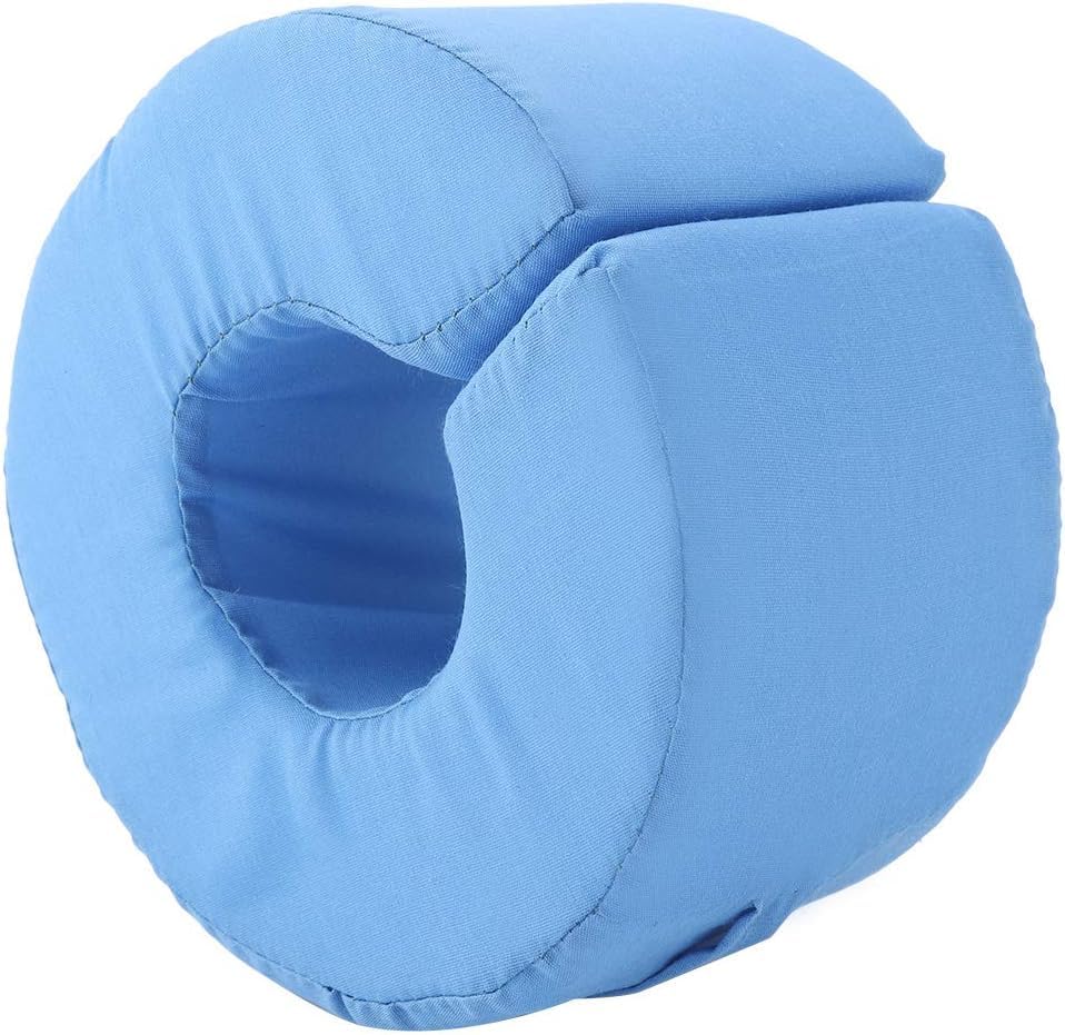 Foot Support Pillow,Ankle Heel Elevator Wedge Foot Elevator Support Pillow,Foot Anti‑Bedsore Pillow Pad for Rest Sleep Pain Relief,Ankle Cushion Protector For Elderly Bedridden Patient (Light Blue)