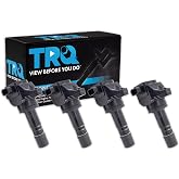 TRQ Ignition Coil Set 4 Piece | For 13-15 Acura ILX 12-15 Honda Civic 16-22 HR-V