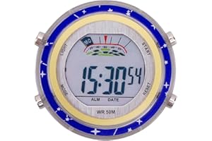 Naysku 1/3 Pcs Motorcycle Clock - Waterproof Handlebar Clock with Glowing Dial - Motorcycle Clocks Stick-On, Motorbike Mount Watch Digital Clocks for Vehicle for Auto, Vehicle, SUV, Car