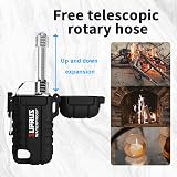 SUPRUS Windproof Waterproof LED Rechargeable USB C Candle Lighter Outdoors Black view 4