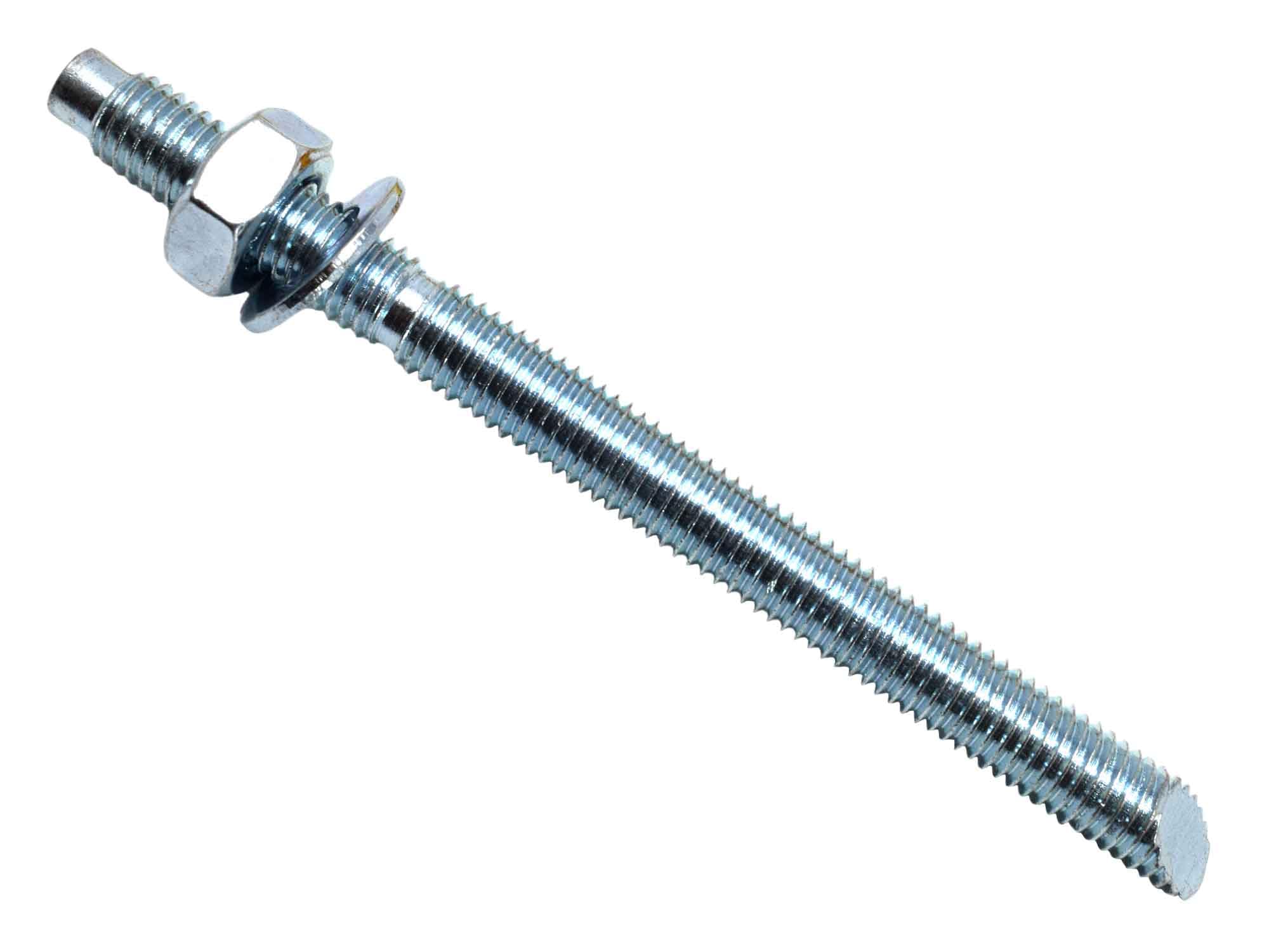 MASONMATE Zinc Plated Stud M10 x 130mm Pack of 10