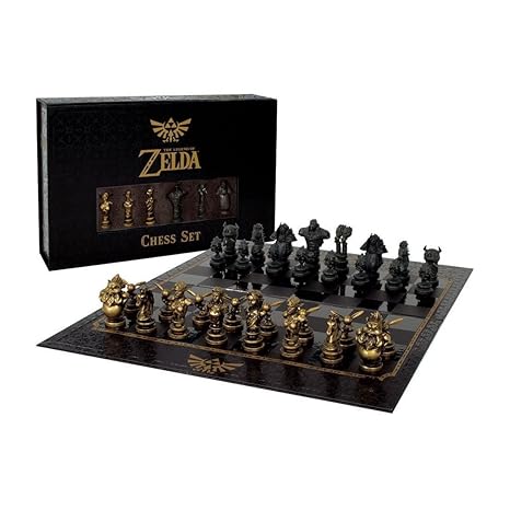 The Noble Collection Z883345 The Legend of Zelda Schach Collector's Edition, Mehrfarbig