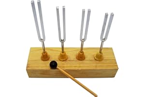Resonance Tuning Fork Set - Sound Propagation & Vibration Experiment Equipment for Physics Labs