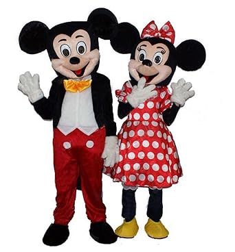 Image result for Mickey and Minnie Mouse Couple Mascot Adult Costume