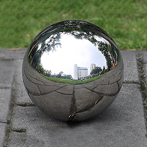 Aneil Stainless Steel Gazing Ball Seamless Mirror Balls Sphere Hollow for Outdoor Garden (2 Inch) - Thumbnail 3