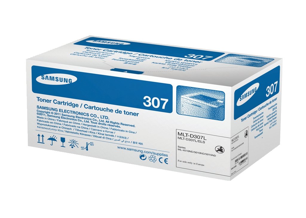 Samsung SV066A MLT-D307L High Yield Toner Cartridge, Black, Pack of 1