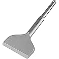 Firecore 3 In SDS Plus Chisel Bit Cranked Angled Bent Chisel for Hammer Drill 42CrMo Tile Removal Chisel for Concrete (3" X 6.5") -FS22365