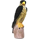 GiftExpress 13.5" Scarecrow Eagle Falcon Hawk Decoy, Pest Repellent, Bird Control, Bird Deterrent, Garden Protectors, Repeller, Eagle Garden Décor