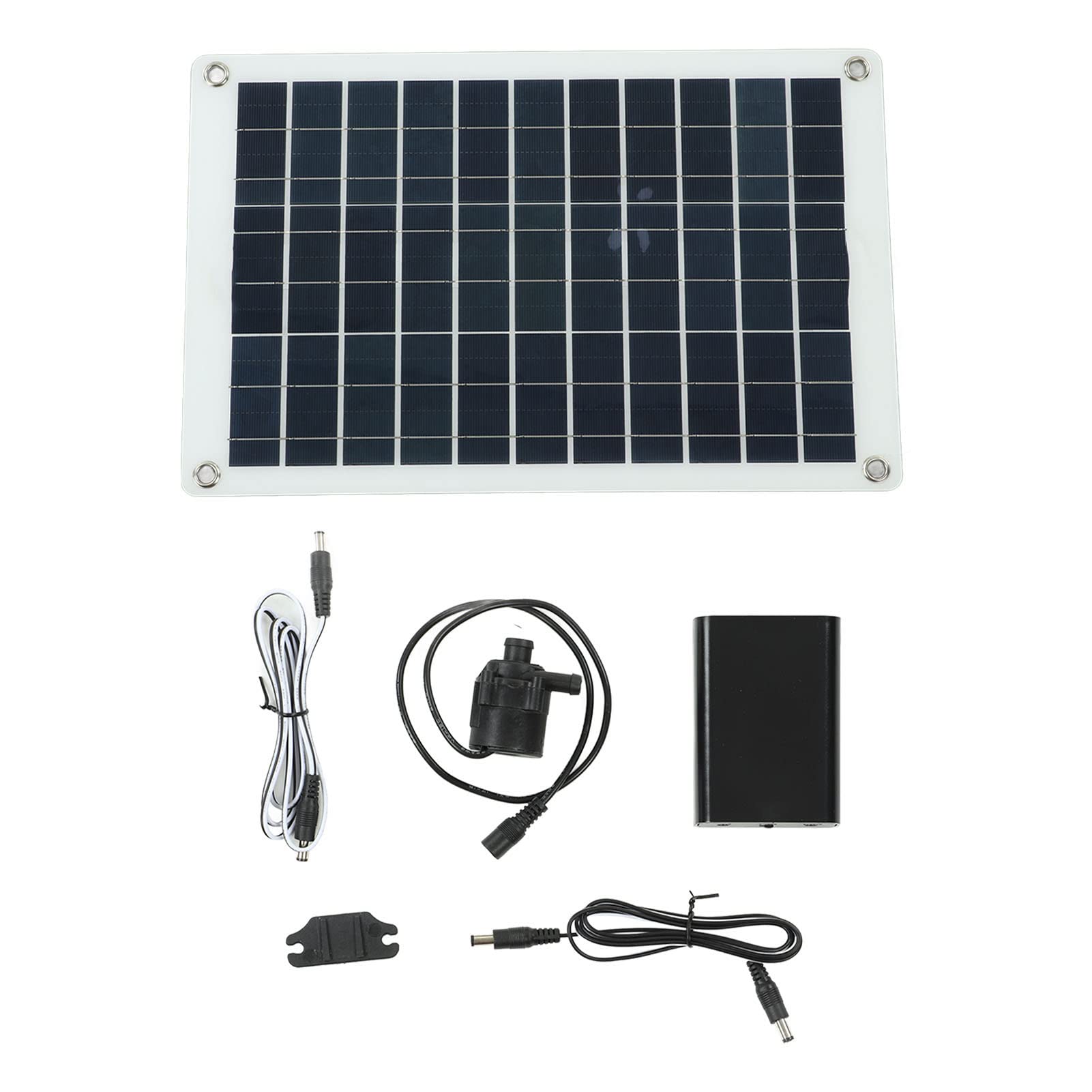 Solar Fountain Pump, 20W Solar Powered Water Pump Set Environmental Protection Energy Saving for Garden Pool Ponds