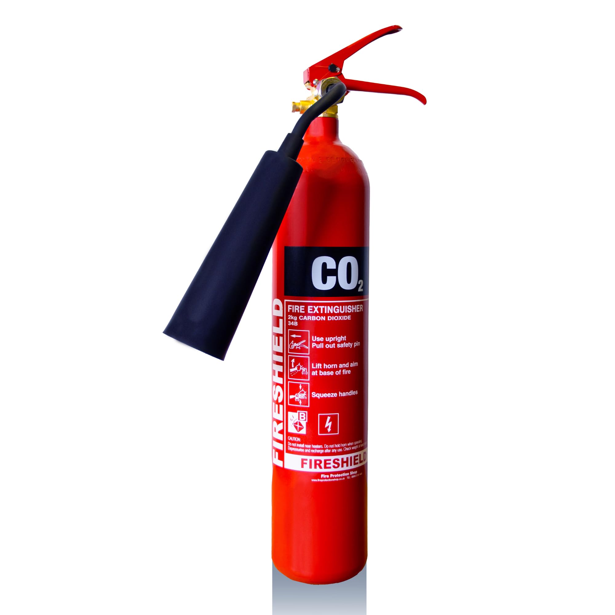 2kg CO2 Fire Extinguisher - FireShield