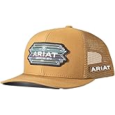 ARIAT Mens Multi Southwest Patch Gold Cap