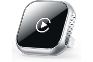 AULETOR Upgraded Mini Wireless CarPlay Adapter for iPhone – Convert Wired CarPlay to Wireless, Stable Connection, Compatible with iOS 10+ and OEM Wired CarPlay Vehicles