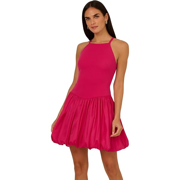 Susana Monaco Womens Poplin Tube Flared Mini Dress, M, Pink at Amazon  Women's Clothing store