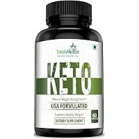 Simply Herbal Keto Capsules for Weight Loss Natural & Advanced Fat Burner Supplement 800 MG, 60 Capsules, Green Tea Extract, Green Coffee Extract and Garcinia Cambogia Extract (1)